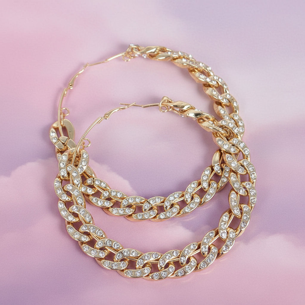 Chain Hoop Earring