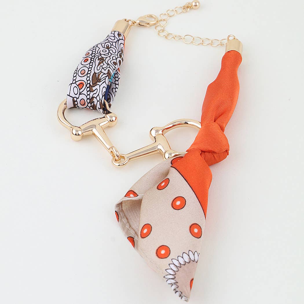 Scarf Wrap Toggle Chain Bracelet