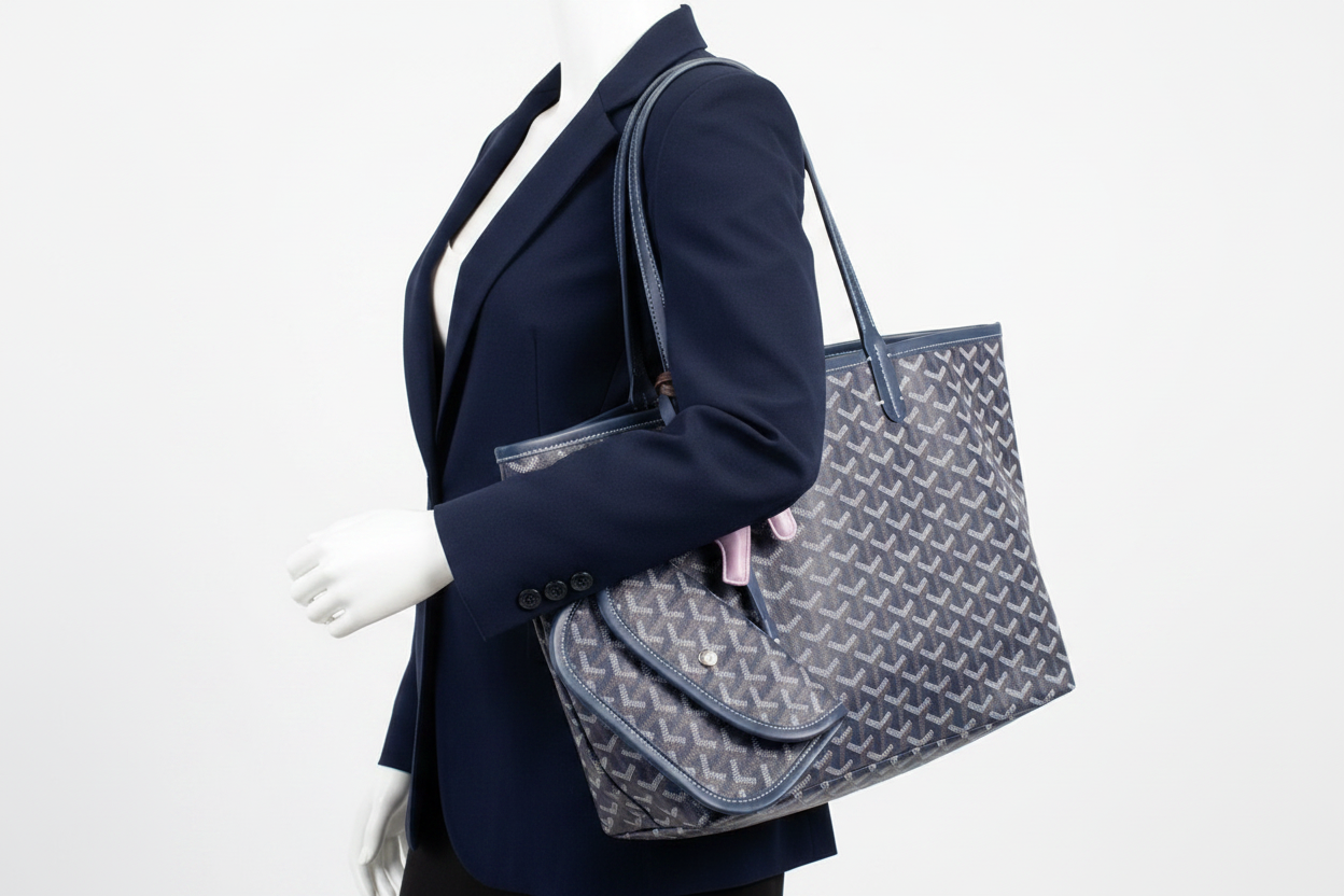 Navy Tote Set