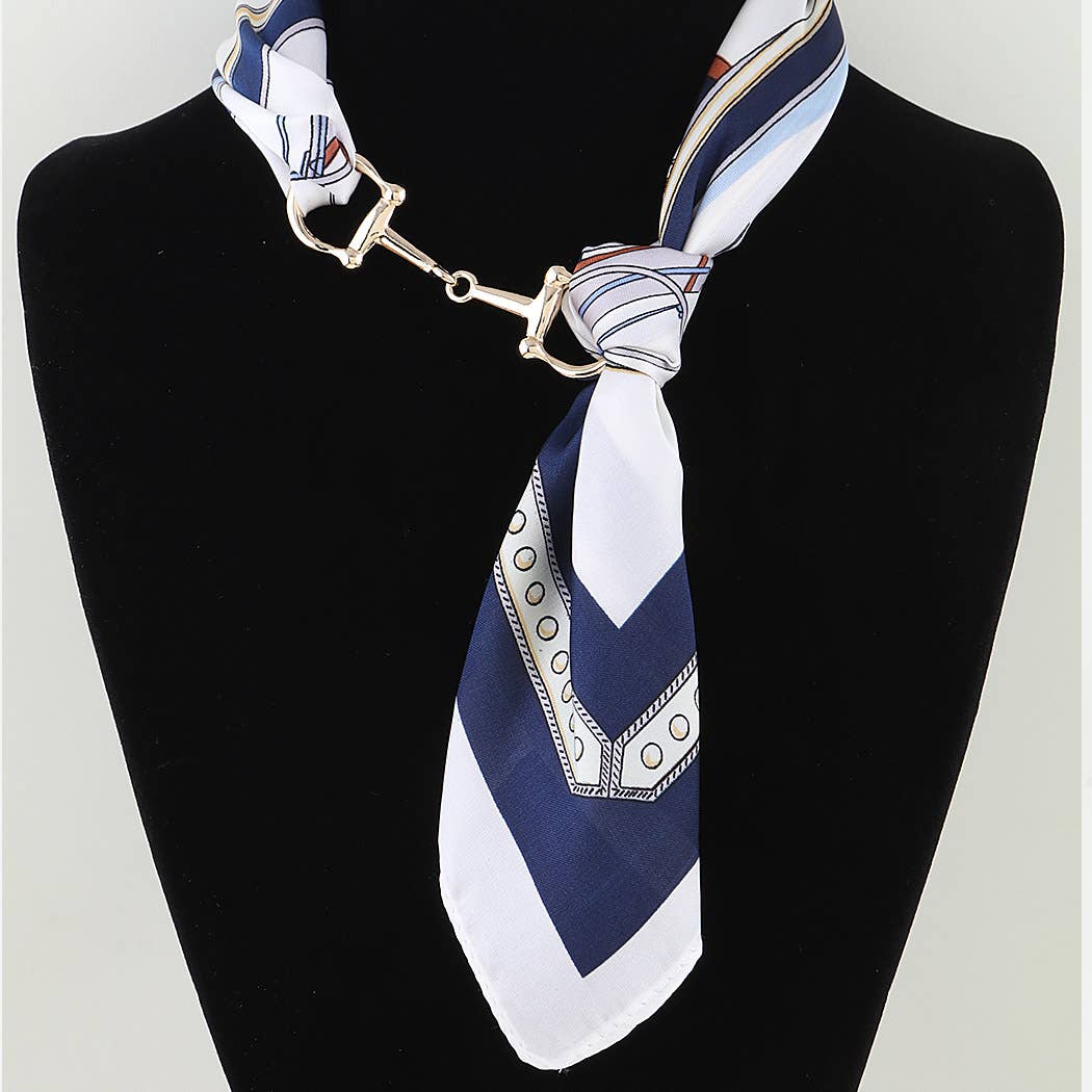 Scarf Wrap Toggle  Necklace