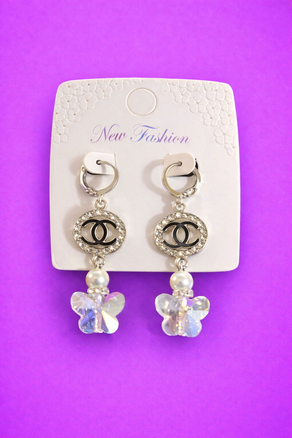 CC Butterfly Earrings