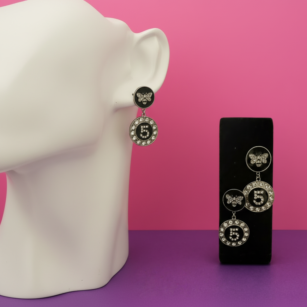 Bee Charm Earrings