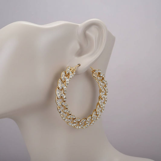 Chain Hoop Earring