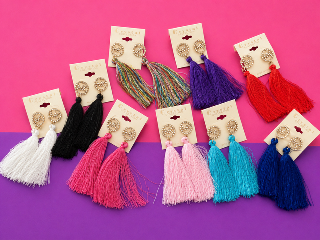 MK Tassel Earrings