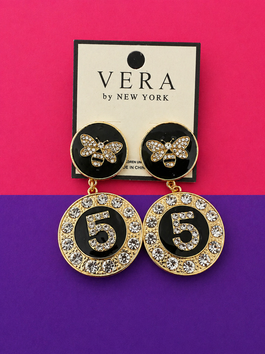 Bee Charm Earrings
