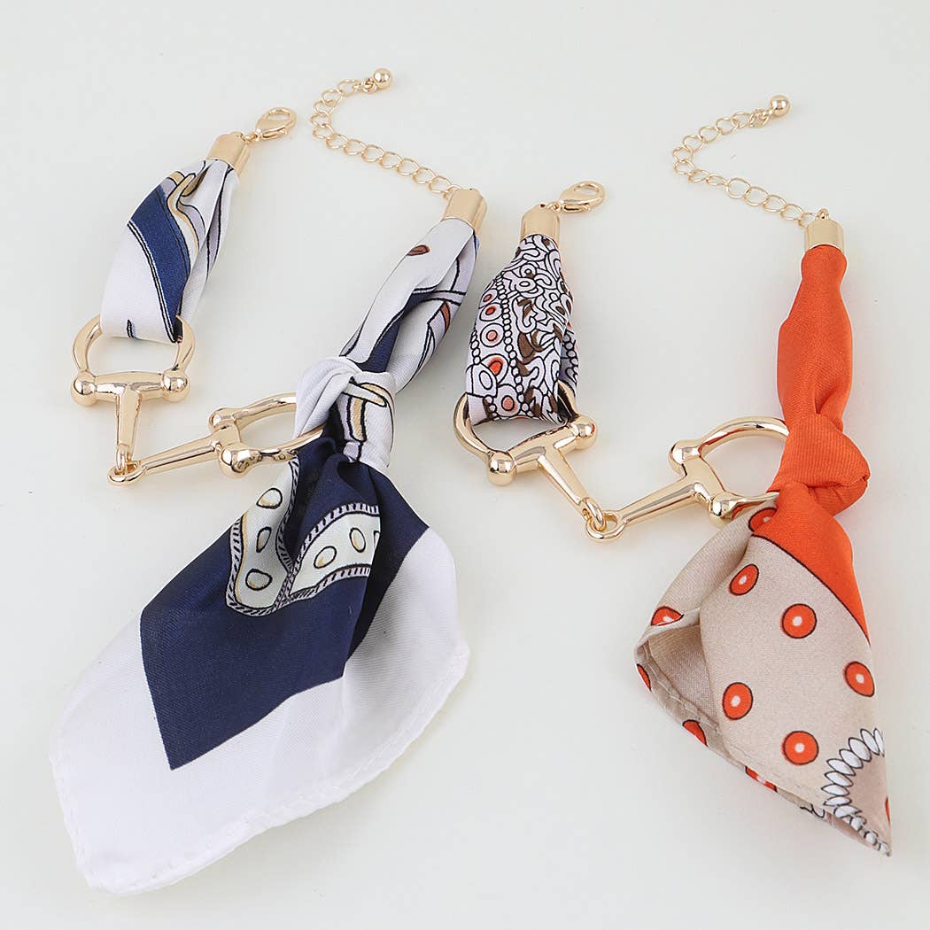 Scarf Wrap Toggle Chain Bracelet